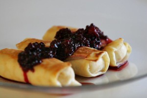 cheese blintzes