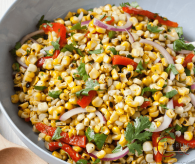Sweet Buttered Corn w/ Roasted Red Peppers