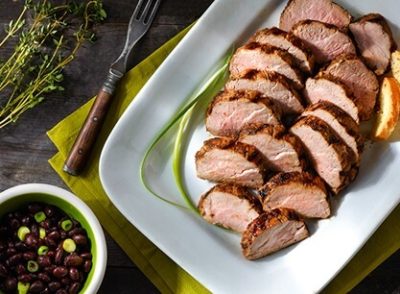 Grilled Jerk Marinated Pork