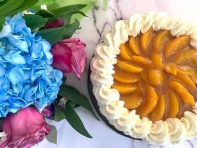 Peach Cobbler Cheese Cake