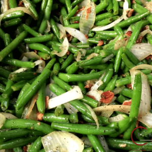 Southern Green Beans (contain bacon)