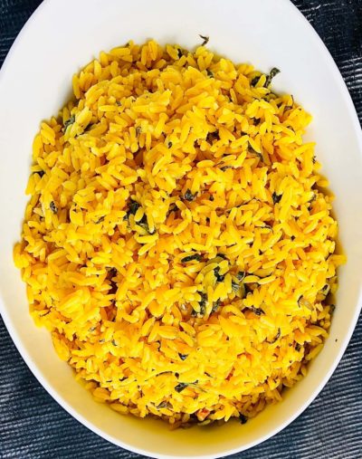 Yellow Florentine Rice w/ Coconut Milk